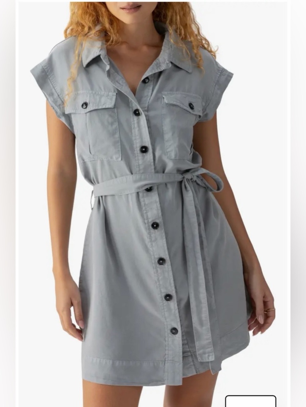 Sanctuary Theo Short Sleeve Mini Shirtdress